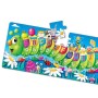 Puzzle lung de podea Omida alfabet in engleza cu peste 50 de piese 152.4 cm lungime 3-6 ani